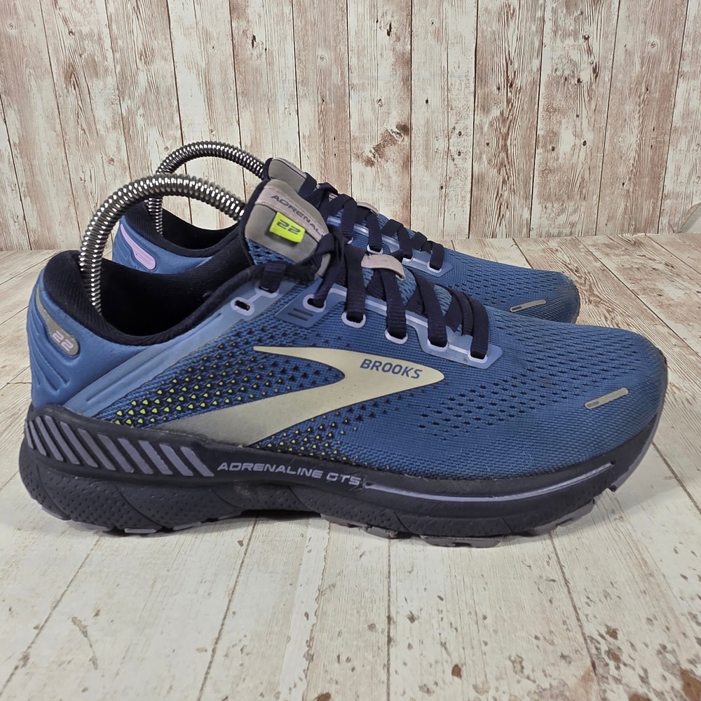Brooks Adrenaline GTS 22 Womens Running Shoes Blue Navy 1203531B467 Size 8